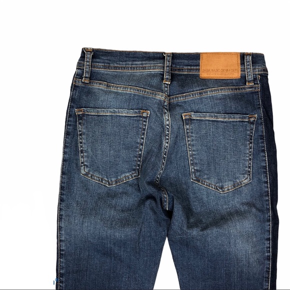 Zara Basic Z1975 Medium Wash Skinny Jeans - Picture 9 of 10